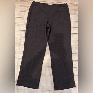 Coldwater Creek Classic Fit Straight Leg Pants Womens Size 16 Purple Dark